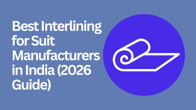 Best Interlining for Suit Manufacturers in India